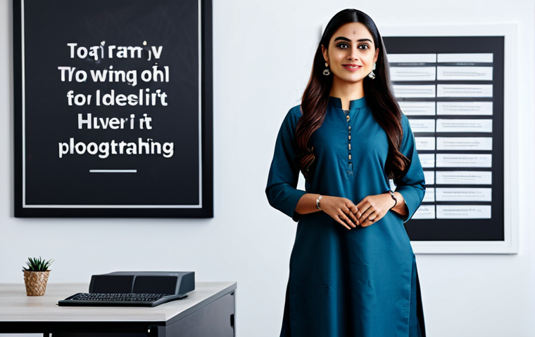**

A professional woman dressed in a modest and stylish kurta, standing confidently in a modern office setting, fully clothed, appropriate attire, safe for work, perfect anatomy, natural proportions, professional photography, high quality, family-friendly. The background features a clean and organized workspace with motivational posters.

**