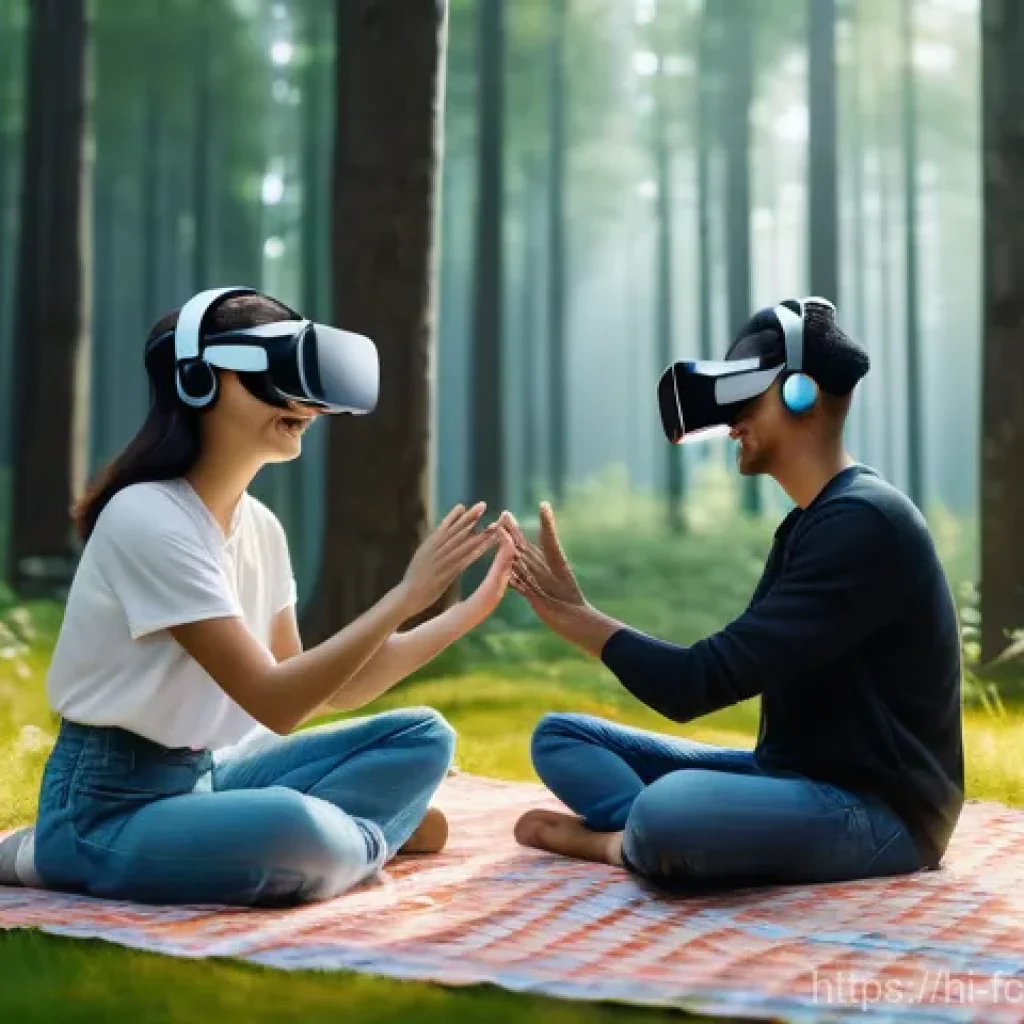 미래형 커뮤니케이션 도구 - **Prompt 1: Immersive Family Connection in VR/AR**
    "A diverse family (two adults, two children, ...